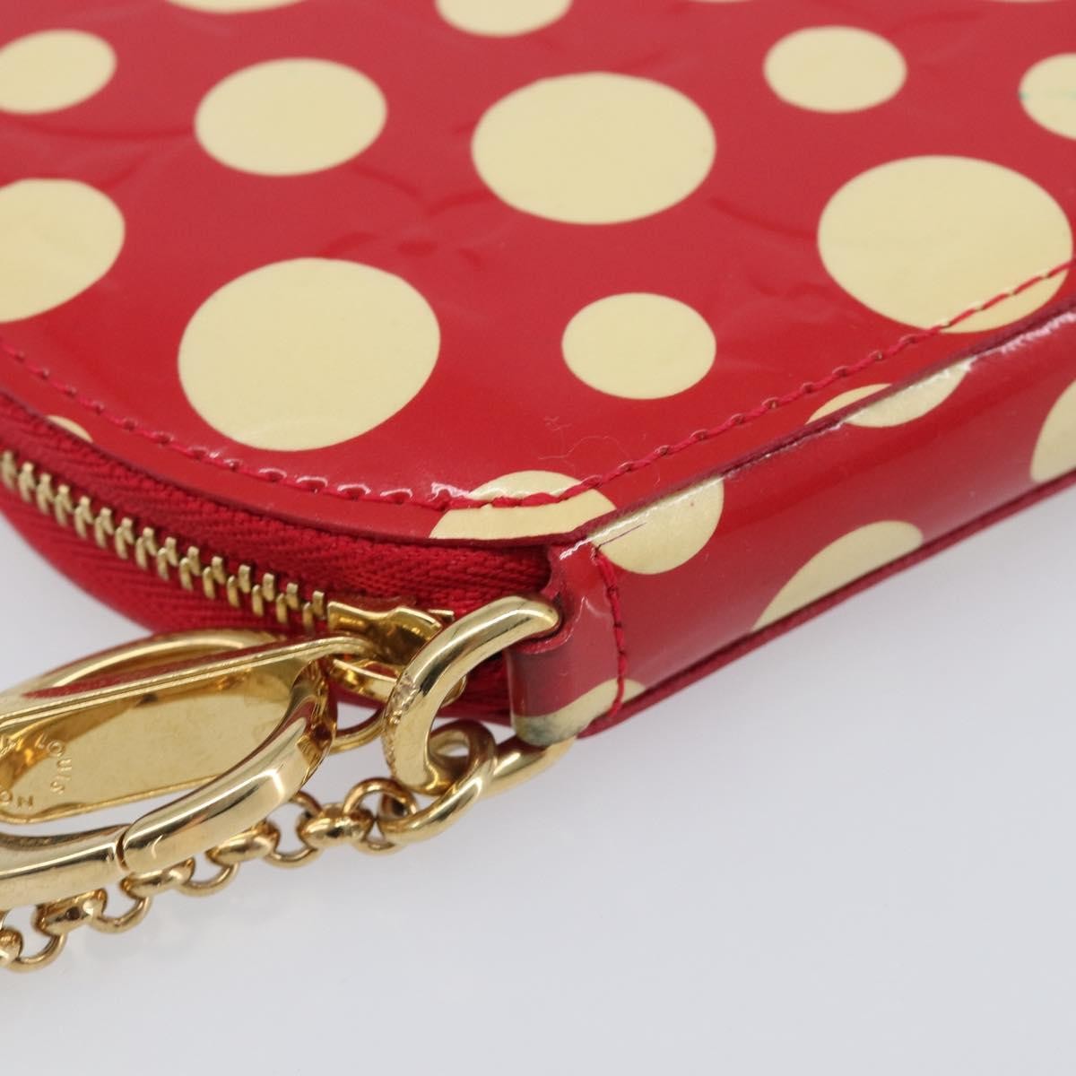 Louis Vuitton Boite Chapeau Coin Purse Patent Leather Red Patent_Leather Wallets Accessory (Pre-Owned)