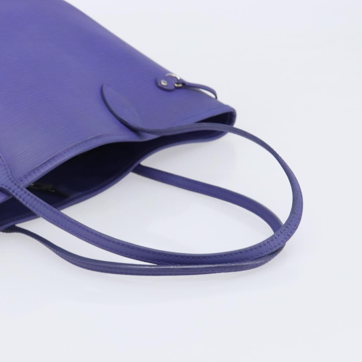 Louis Vuitton Neverfull Epi Leather Purple Leather Tote Bag Bag (Pre-Owned)