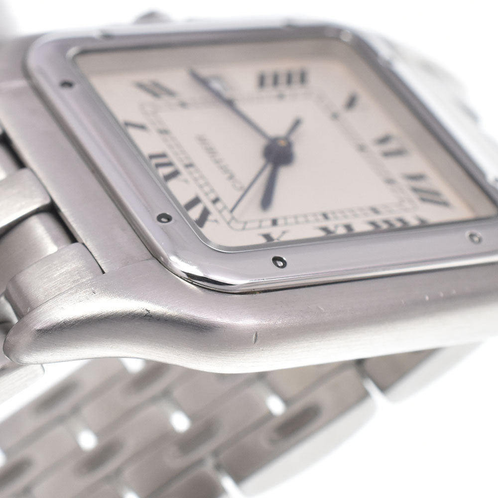 Cartier Panthere De Cartier Quartz Yellow Gold With Diamond Bezel And Lugs Watch (Pre-Owned)