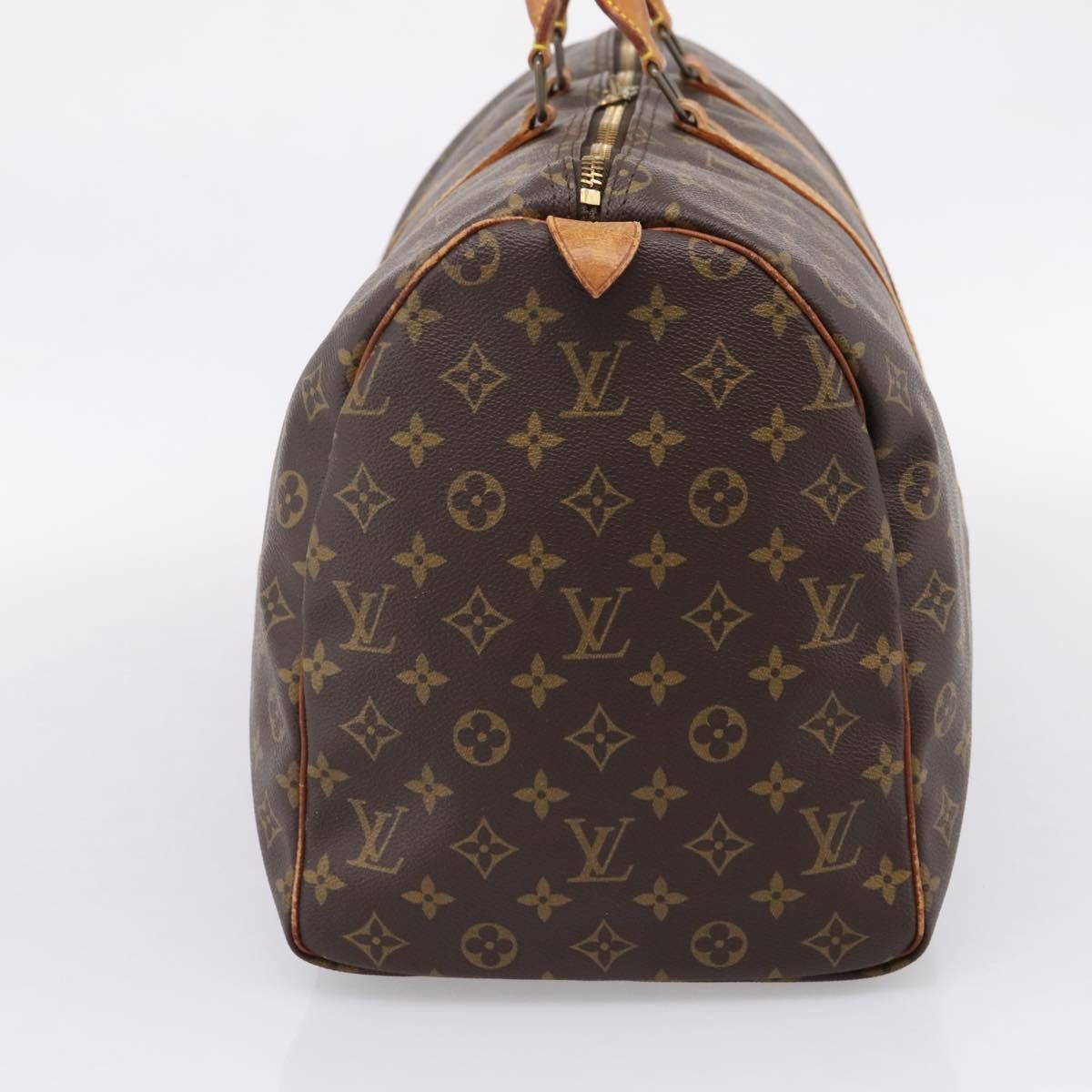 Louis Vuitton Keepall Monogram Canvas Brown Canvas Travel Bag Bag (Pre-Owned)