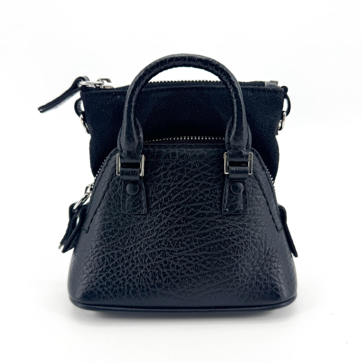 Maison Margiela Femme Micro Sac 5Ac Leather Black Calfskin Shoulder Bag Bag (Pre-Owned)