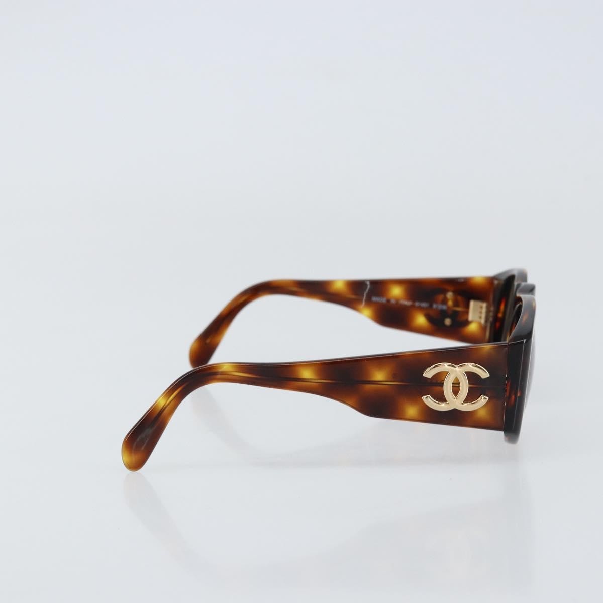 Chanel Chanel Logo Sunglasses Eye Wear Plastic Brown Plastic Sunglasse Accessory (Pre-Owned)