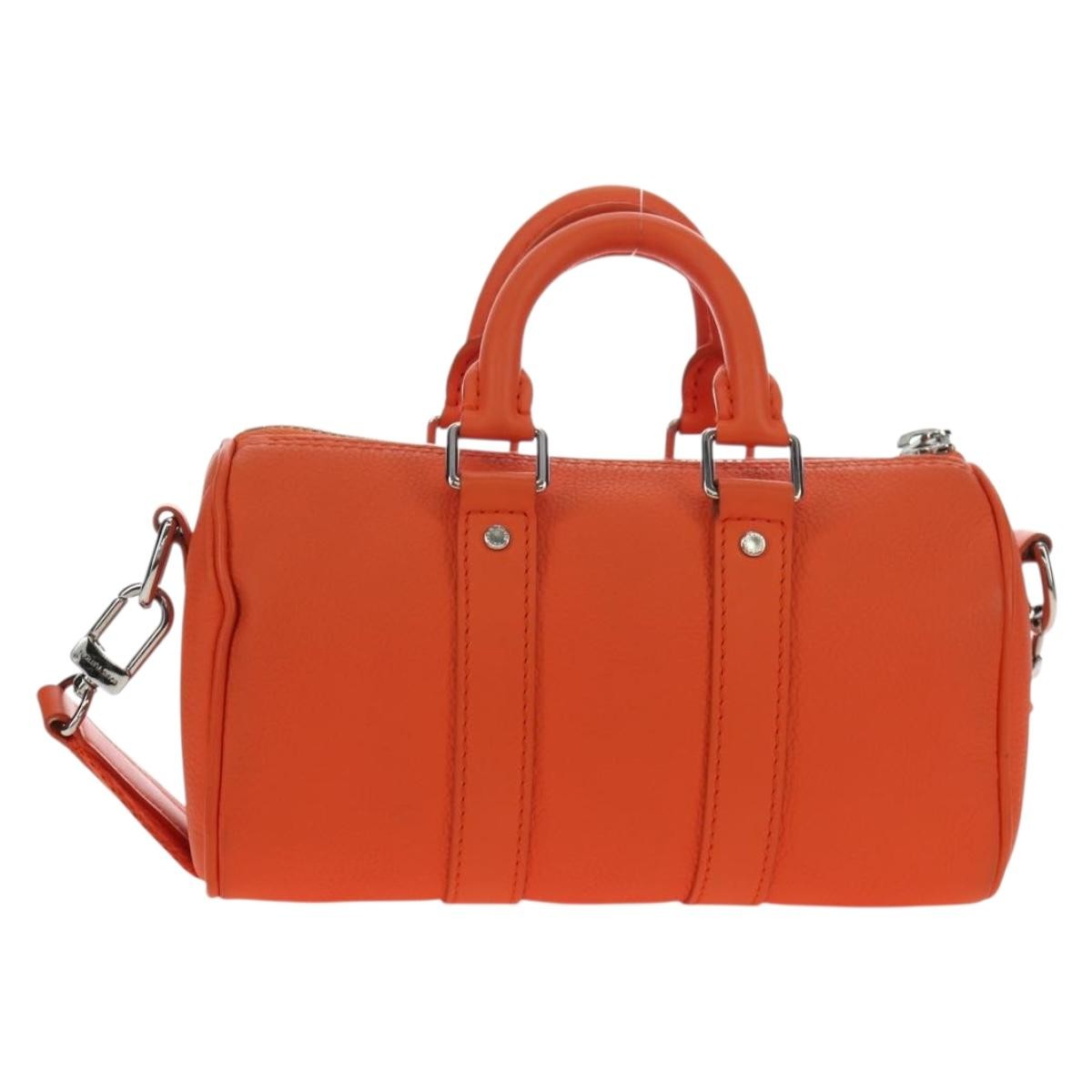 Louis Vuitton City Keepall Limited Edition Aerogram Leather Orange Leather Shoulder Bag Bag (Pre-Owned)