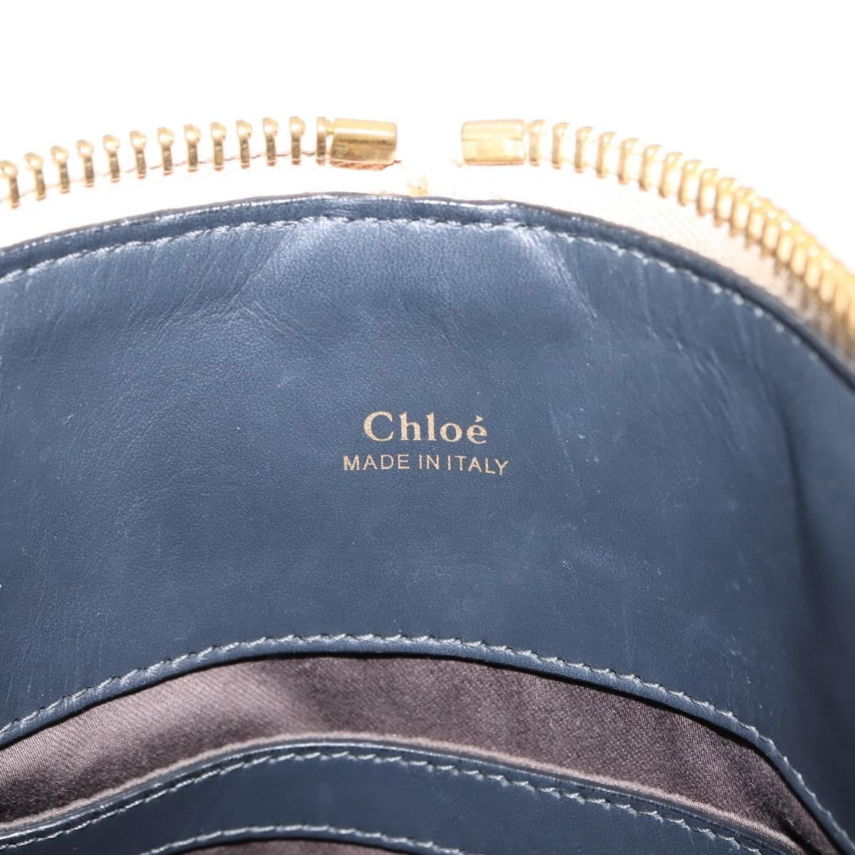 Chloe Bicolor Baylee Satchel Leather Multicolour Leather Handbag (Pre-Owned)