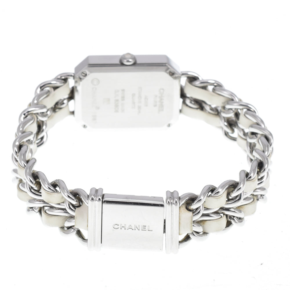 Chanel Premiere Rock Quartz Stainless Steel And Leather Watch (Pre-Owned)