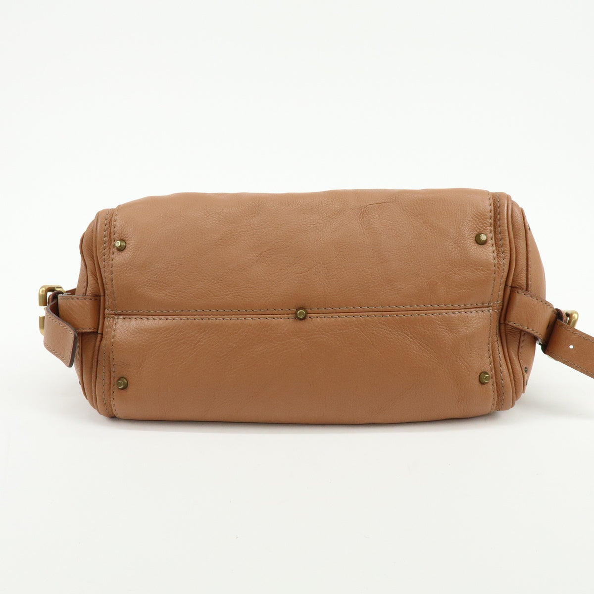 Chloe Paddington Leather Brown Leather Tote Bag Bag (Pre-Owned)