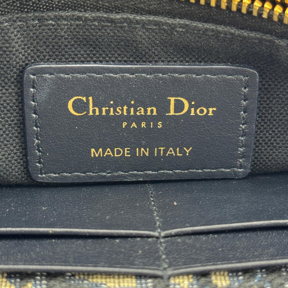 Christian Dior 30 Montaigne 2-In-1 Oblique Canvas Navy Canvas Clutche & Pouche Bag (Pre-Owned)