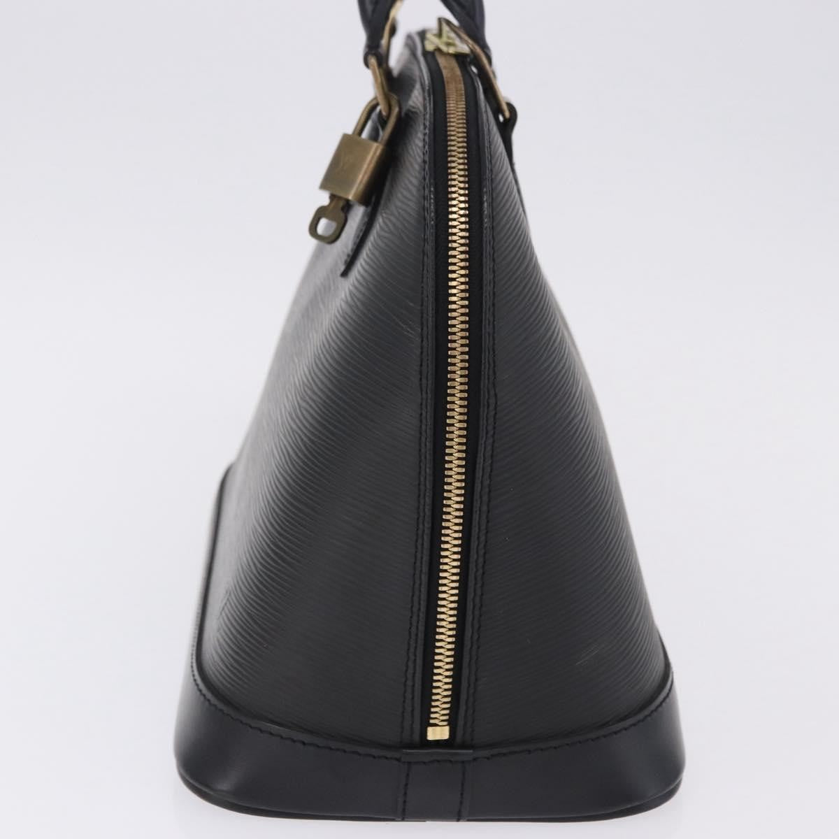Louis Vuitton Alma Epi Leather Black Leather Handbag (Pre-Owned)