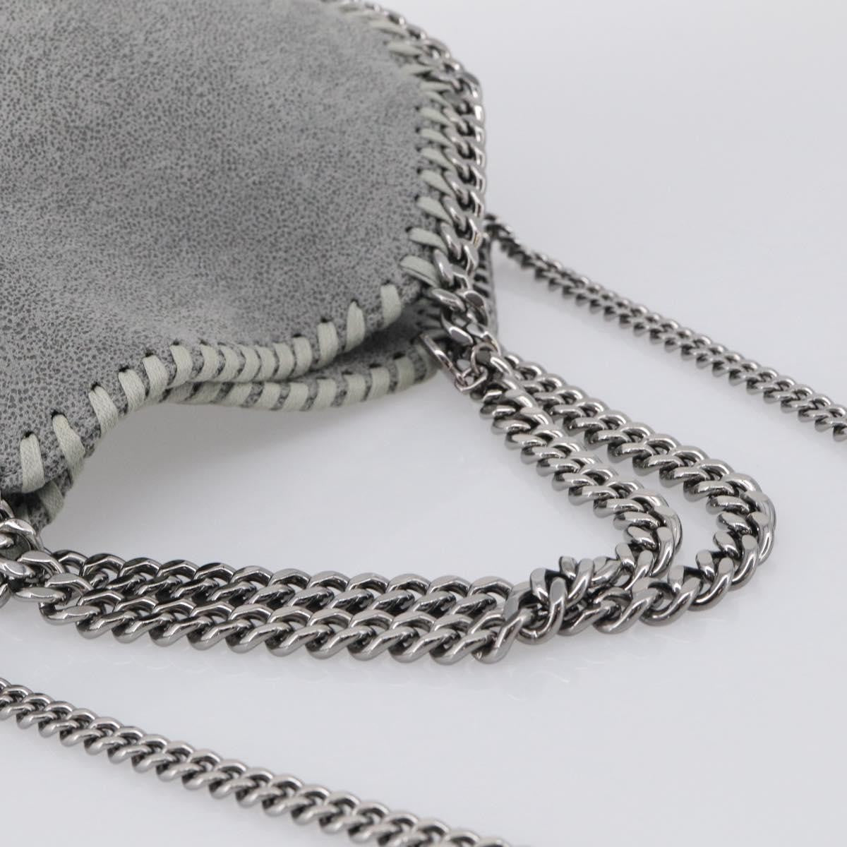 Stella Mccartney Falabella Tote Suede Gray Suede Crossbody Bag Bag (Pre-Owned)