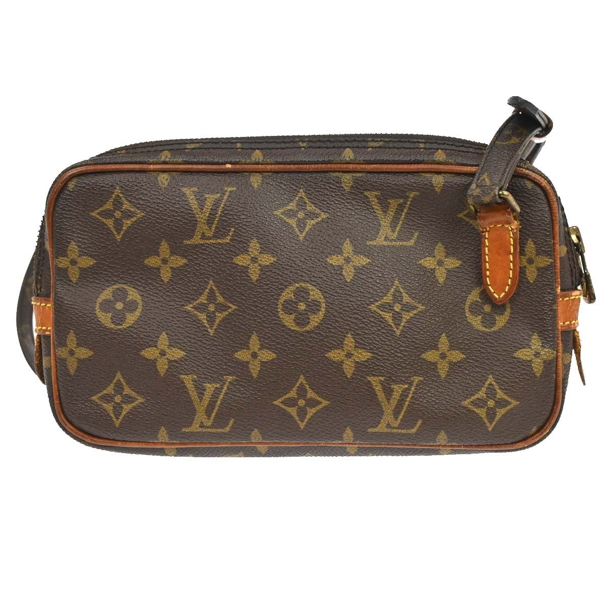 Louis Vuitton Pochette Marly Bandouliere Monogram Canvas Brown Canvas Shoulder Bag Bag (Pre-Owned)