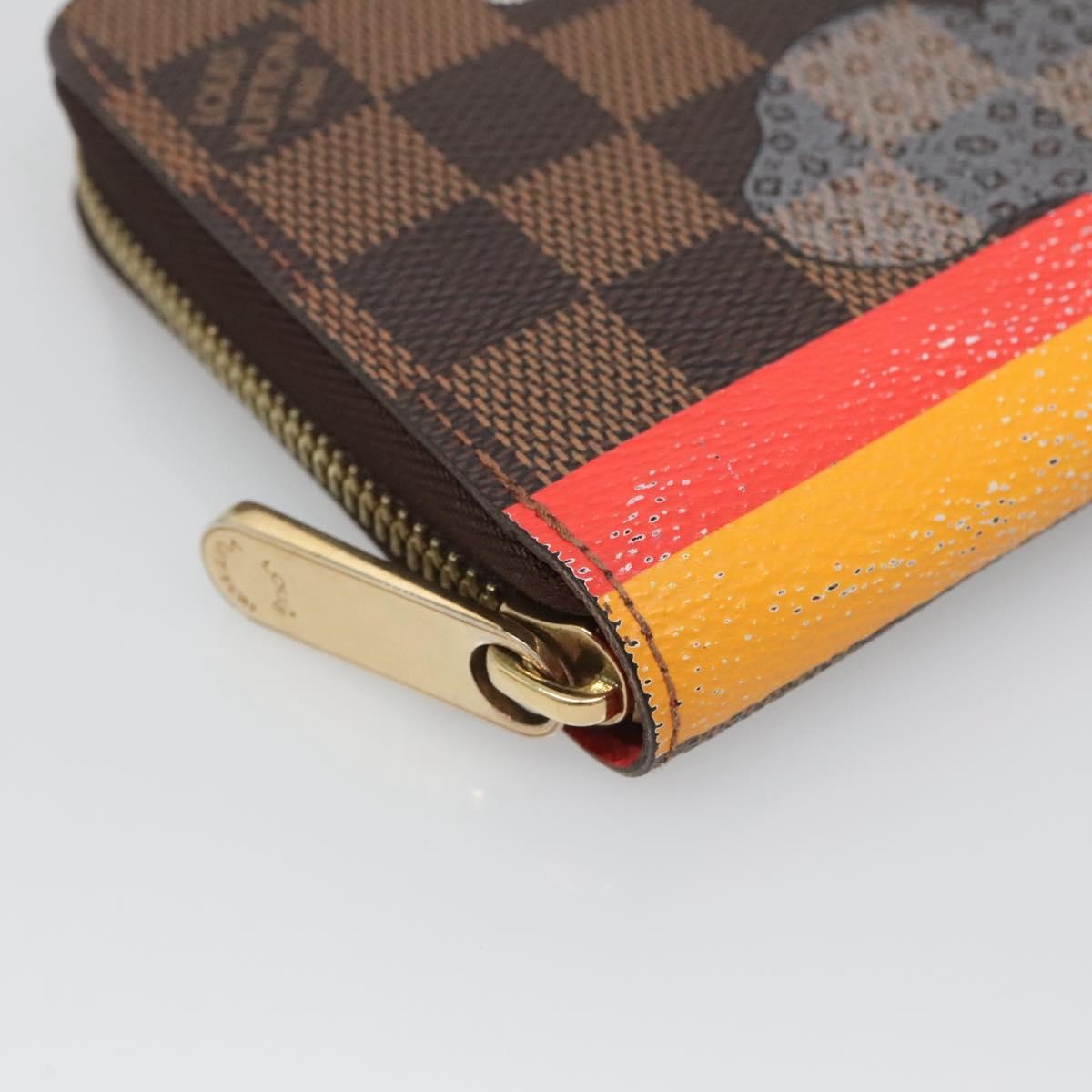 Louis Vuitton Zippy Wallet Nm Monogram Canvas Brown Canvas Wallets Accessory (Pre-Owned)