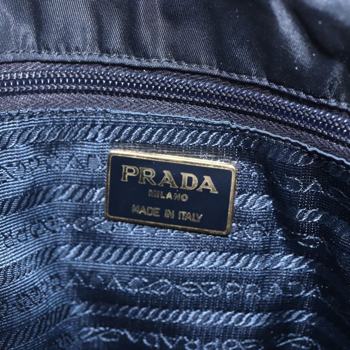 Prada Vintage Tessuto Black Nylon Shoulder Bag Bag (Pre-Owned)