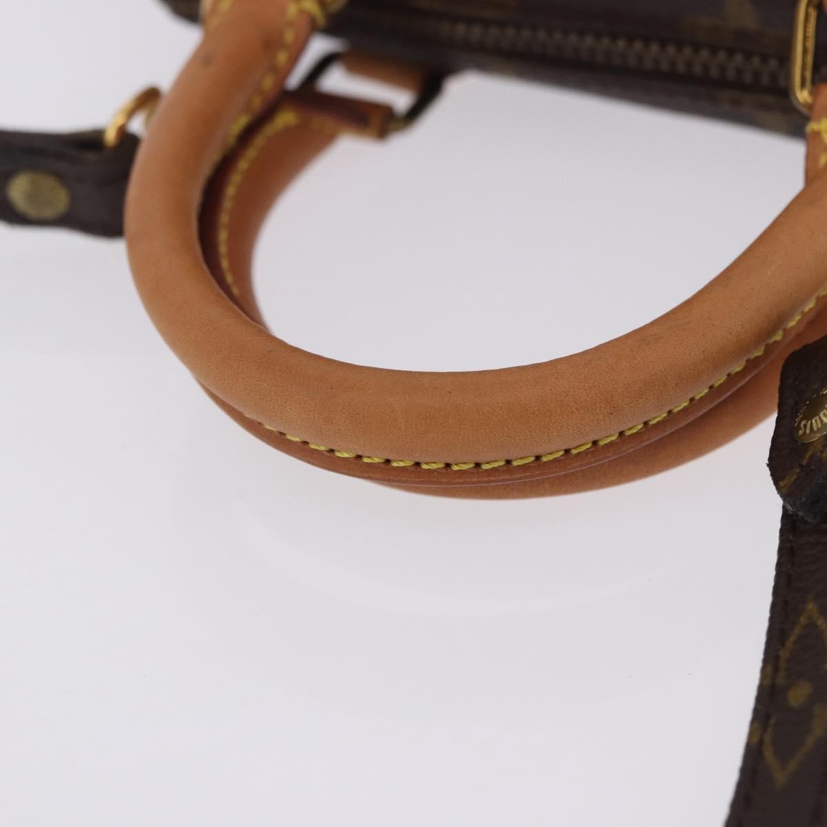 Louis Vuitton Speedy Mini Hl Monogram Canvas Brown Canvas Handbag (Pre-Owned)