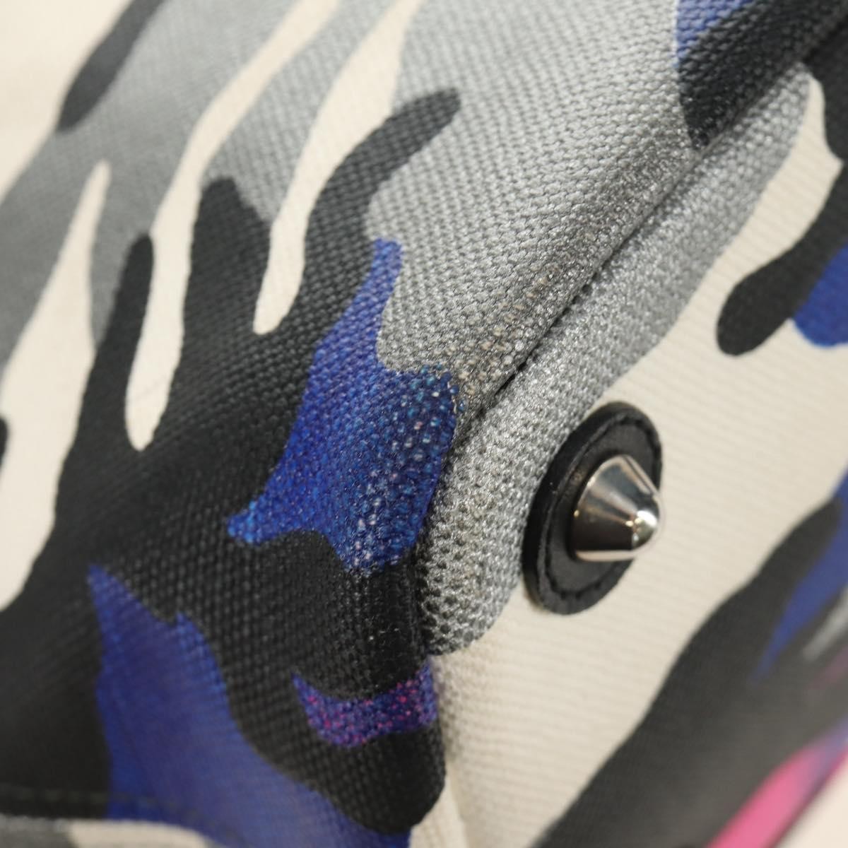 Christian Dior Open Limited Edition Anselm Reyle Camouflage Canvas Multicolour Canvas Tote Bag Bag (Pre-Owned)