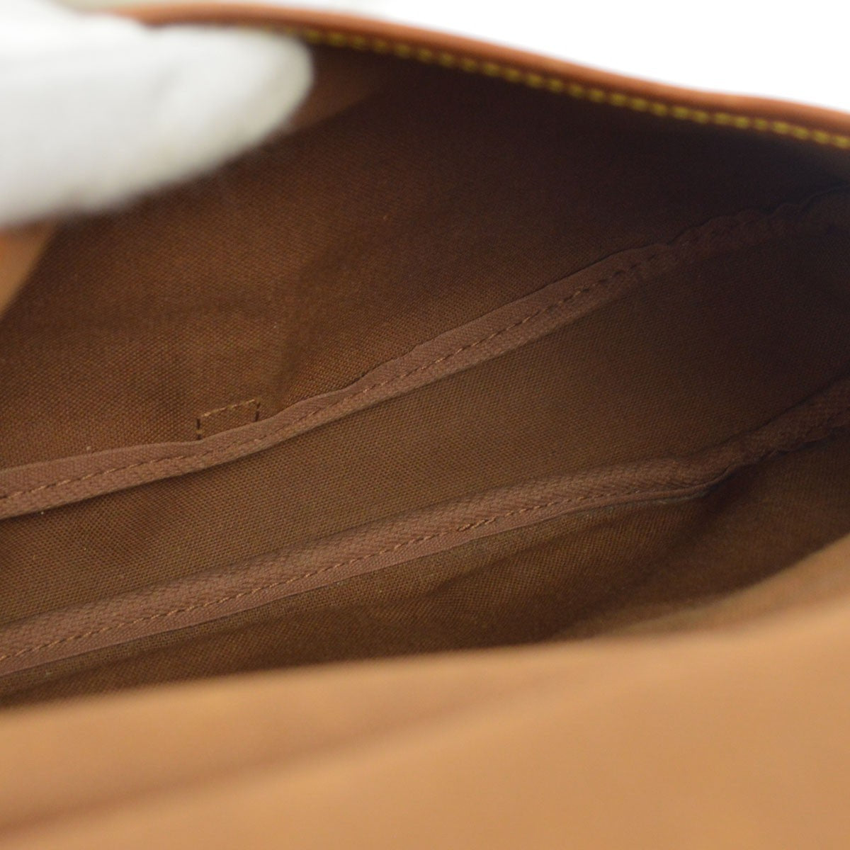 Louis Vuitton Saumur Monogram Canvas Brown Canvas Shoulder Bag Bag (Pre-Owned)