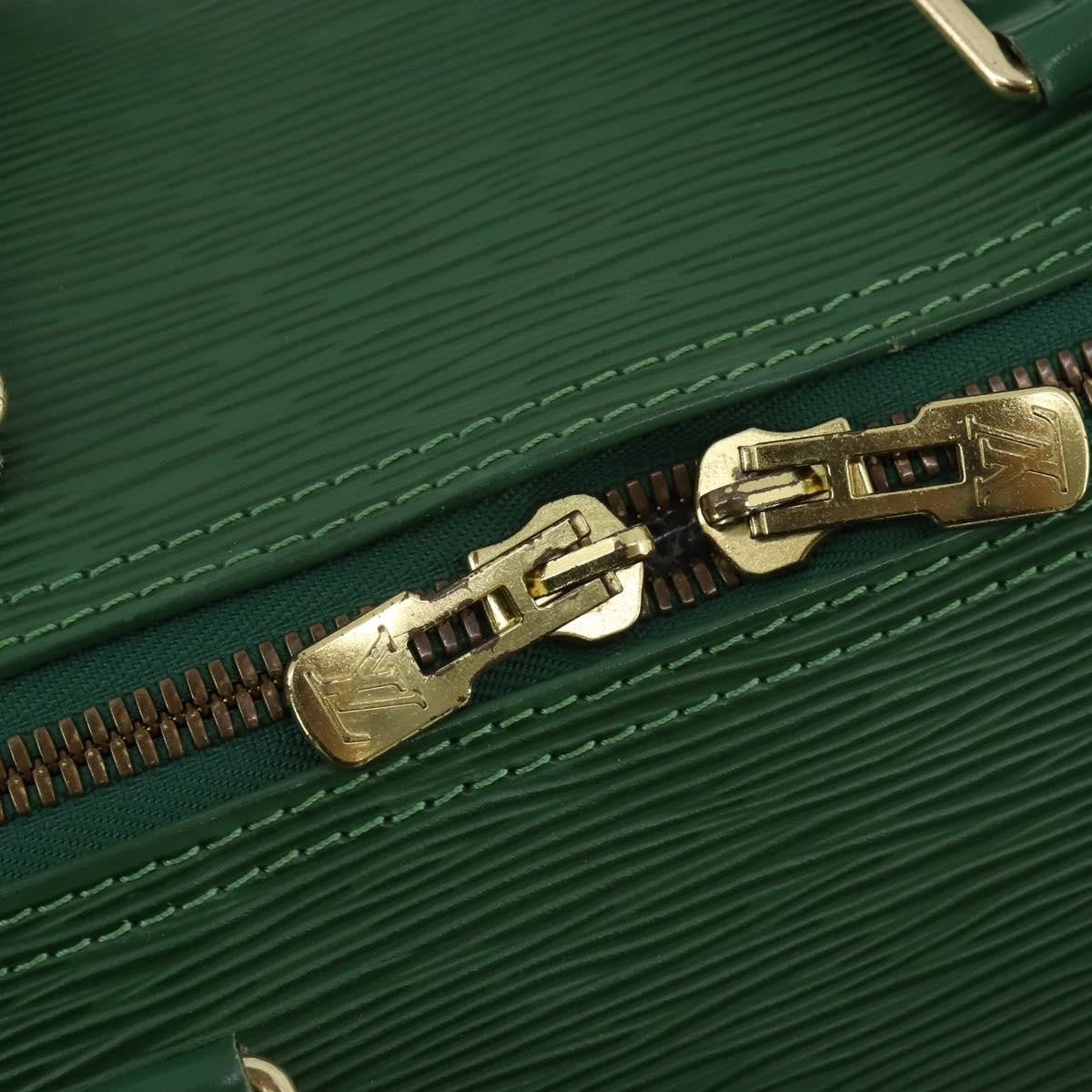 Louis Vuitton Keepall Bag Epi Leather Green Leather Travel Bag Bag (Pre-Owned)