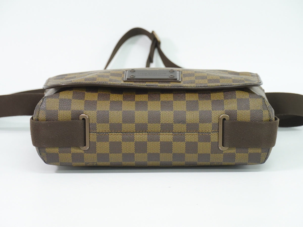 Louis Vuitton Brooklyn Damier Brown Canvas Handbag (Pre-Owned)