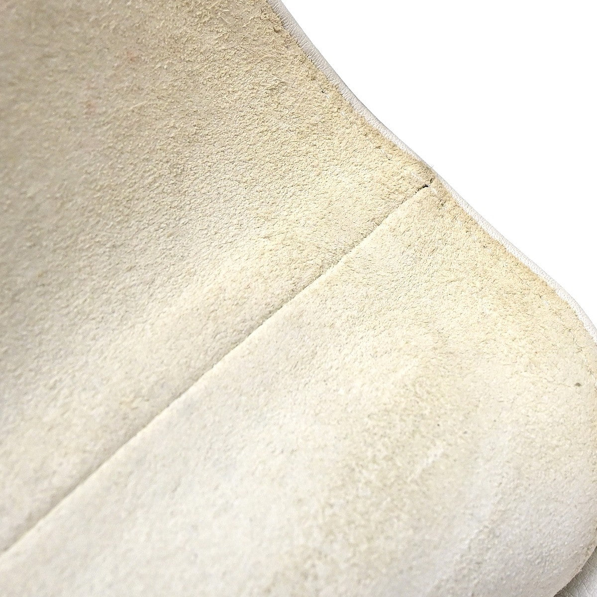 Christian Dior Vintage Saddle Leather White Leather Shoulder Bag Bag (Pre-Owned)