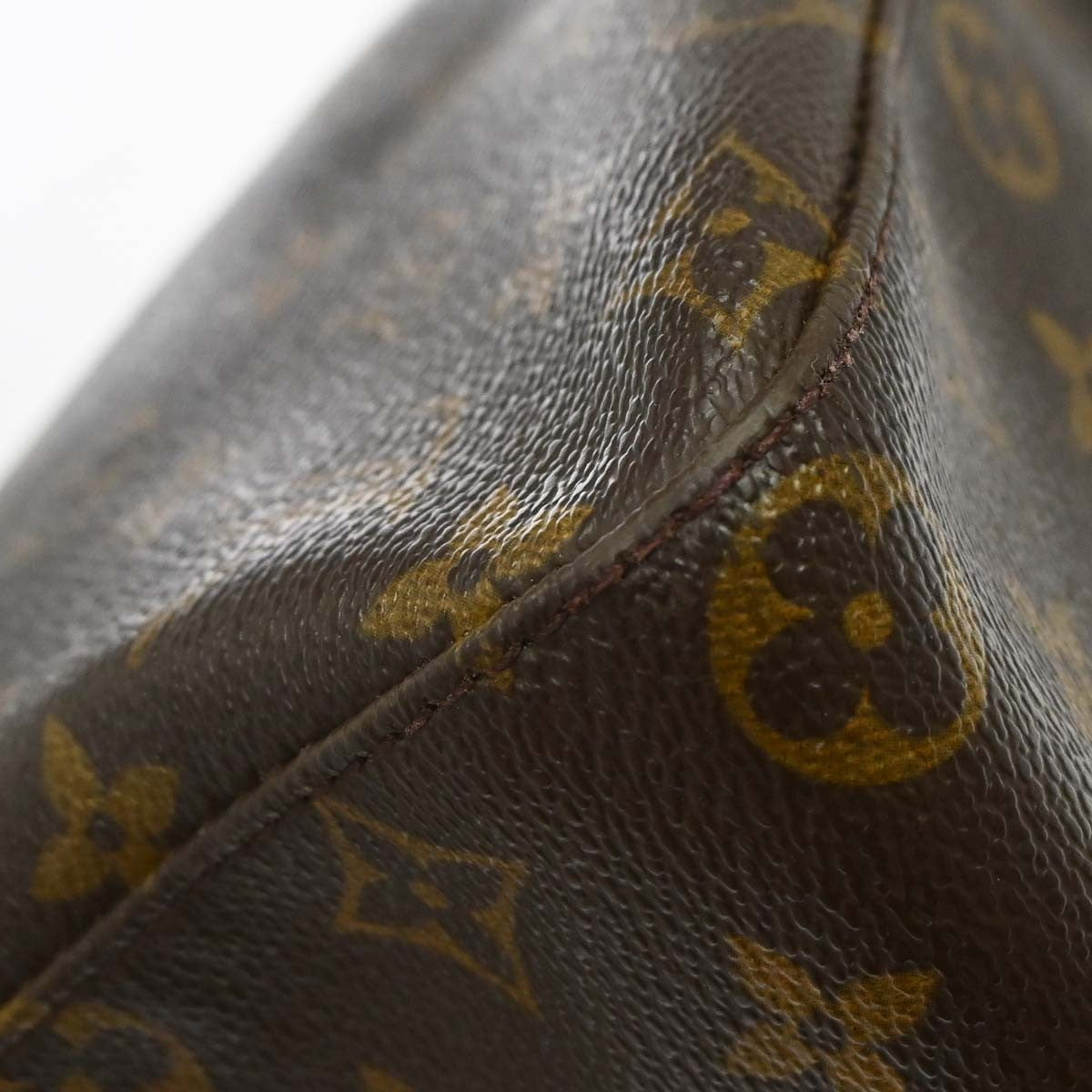 Louis Vuitton Looping Monogram Canvas Brown Canvas Handbag (Pre-Owned)