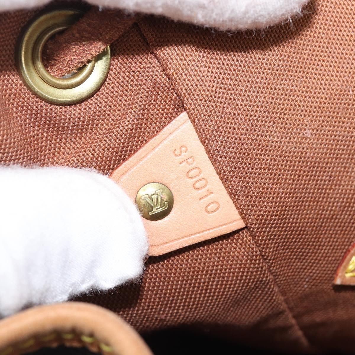 Louis Vuitton Vintage Montsouris Monogram Canvas Brown Canvas Backpack Bag (Pre-Owned)