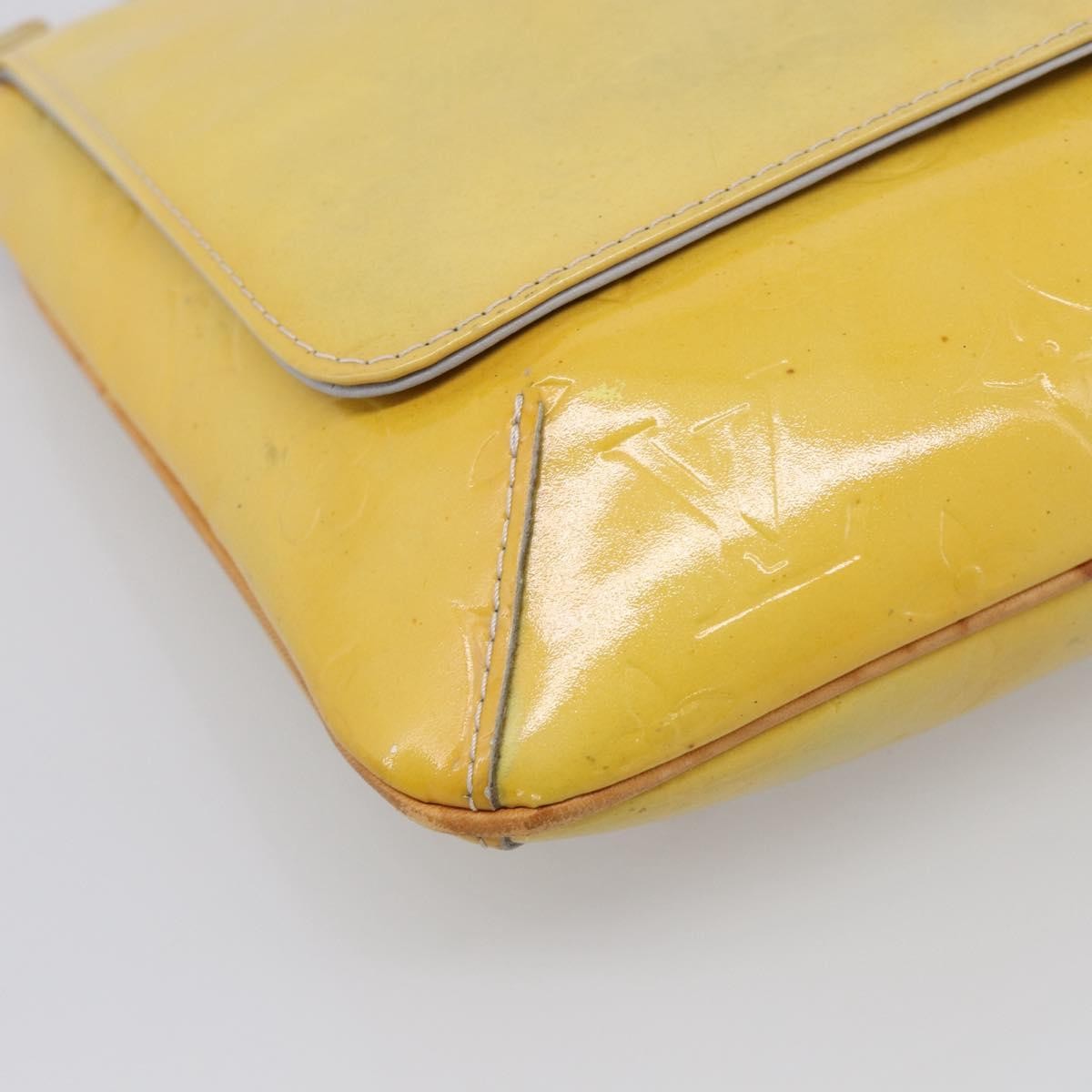 Louis Vuitton Thompson Street Monogram Vernis Yellow Patent_Leather Shoulder Bag Bag (Pre-Owned)