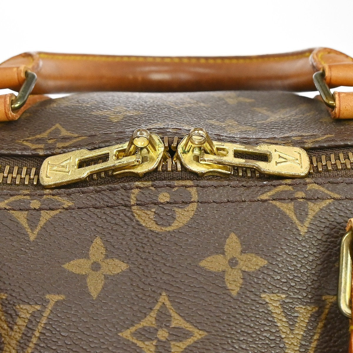 Louis Vuitton Keepall Monogram Canvas Brown Canvas Travel Bag Bag (Pre-Owned)