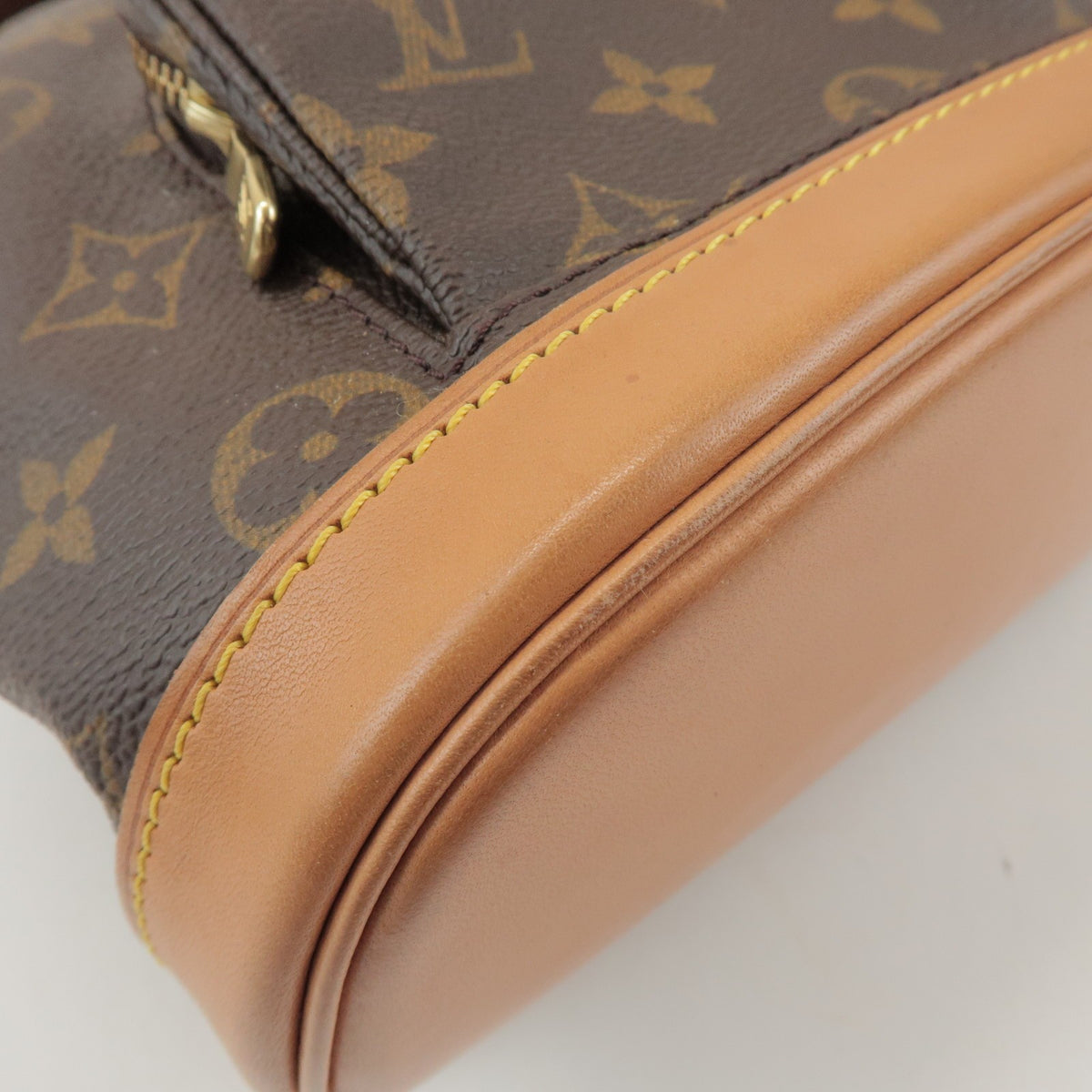 Louis Vuitton Vintage Montsouris Monogram Canvas Brown Canvas Backpack Bag (Pre-Owned)