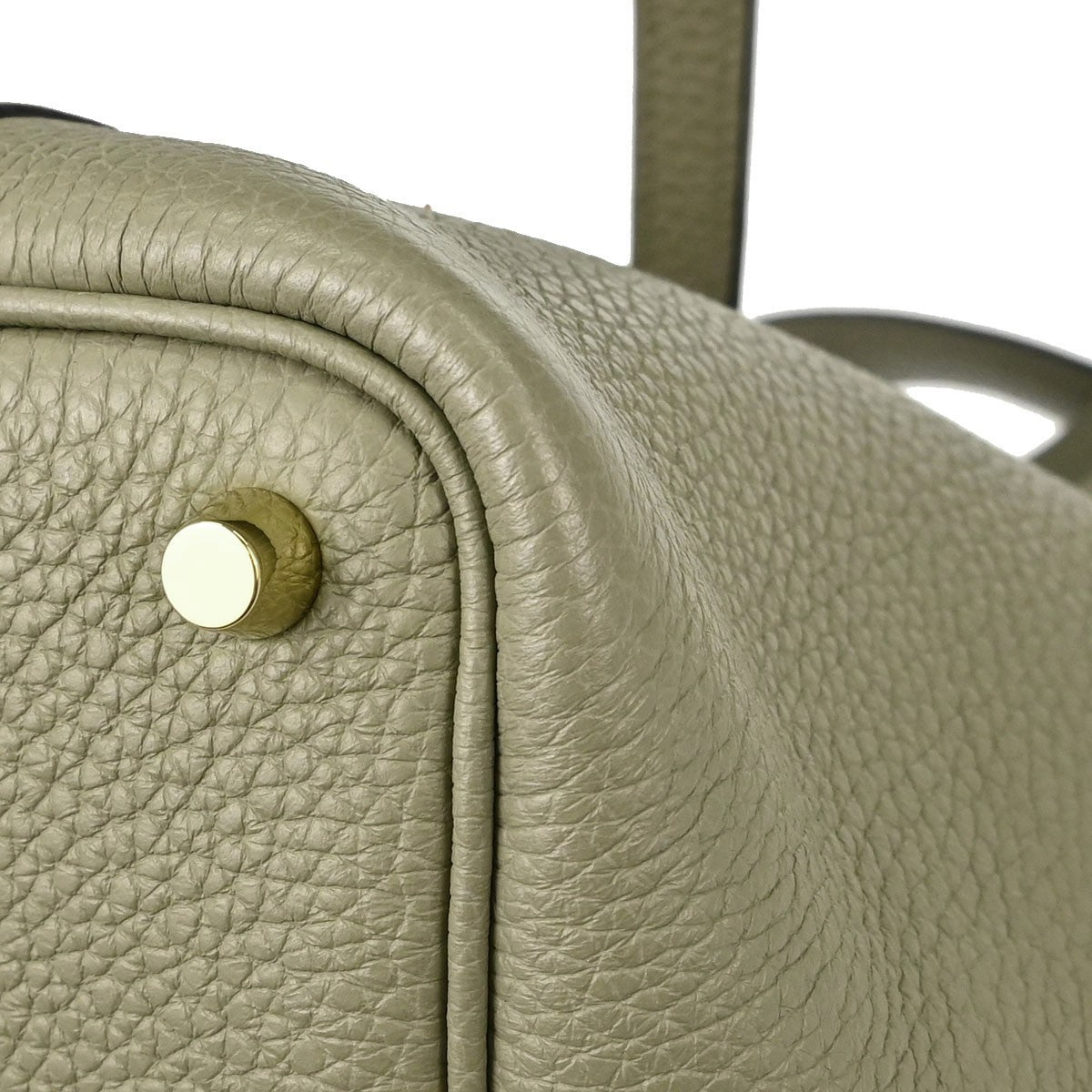 Hermes Picotin Lock Clemence Green Leather Handbag (Pre-Owned)