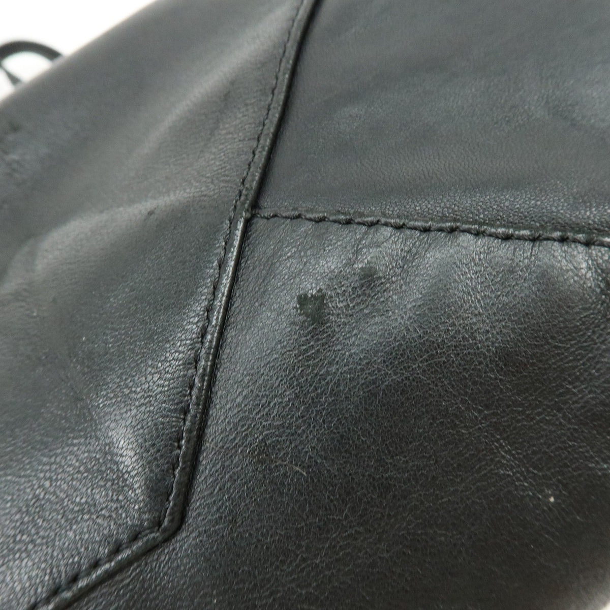 Celine Vertical Cabas Leather Black Leather Tote Bag Bag (Pre-Owned)
