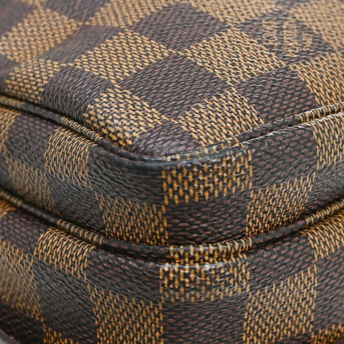 Louis Vuitton Naviglio Damier Brown Canvas Shoulder Bag Bag (Pre-Owned)