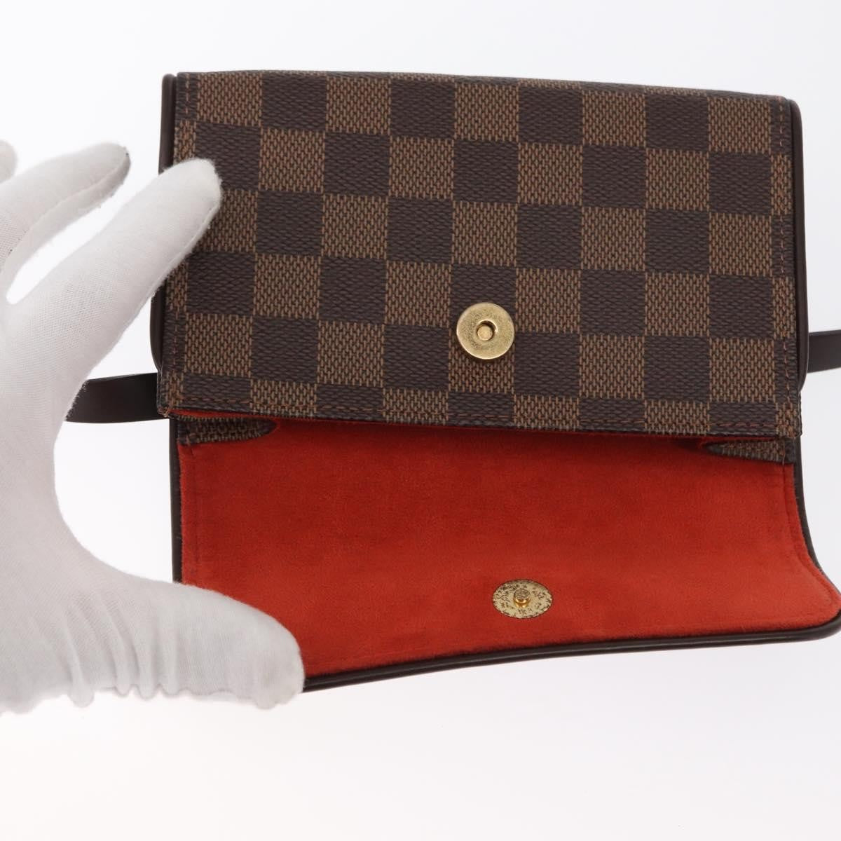 Louis Vuitton Florentine Waist Monogram Canvas Brown Canvas Clutche & Pouche Bag (Pre-Owned)