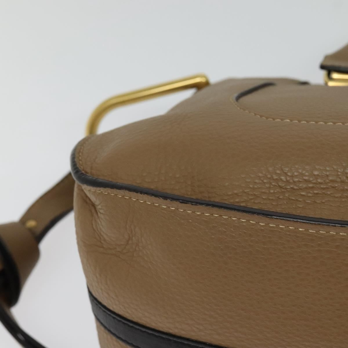 Chloe Hailey Leather Beige Leather Bag (Pre-Owned)