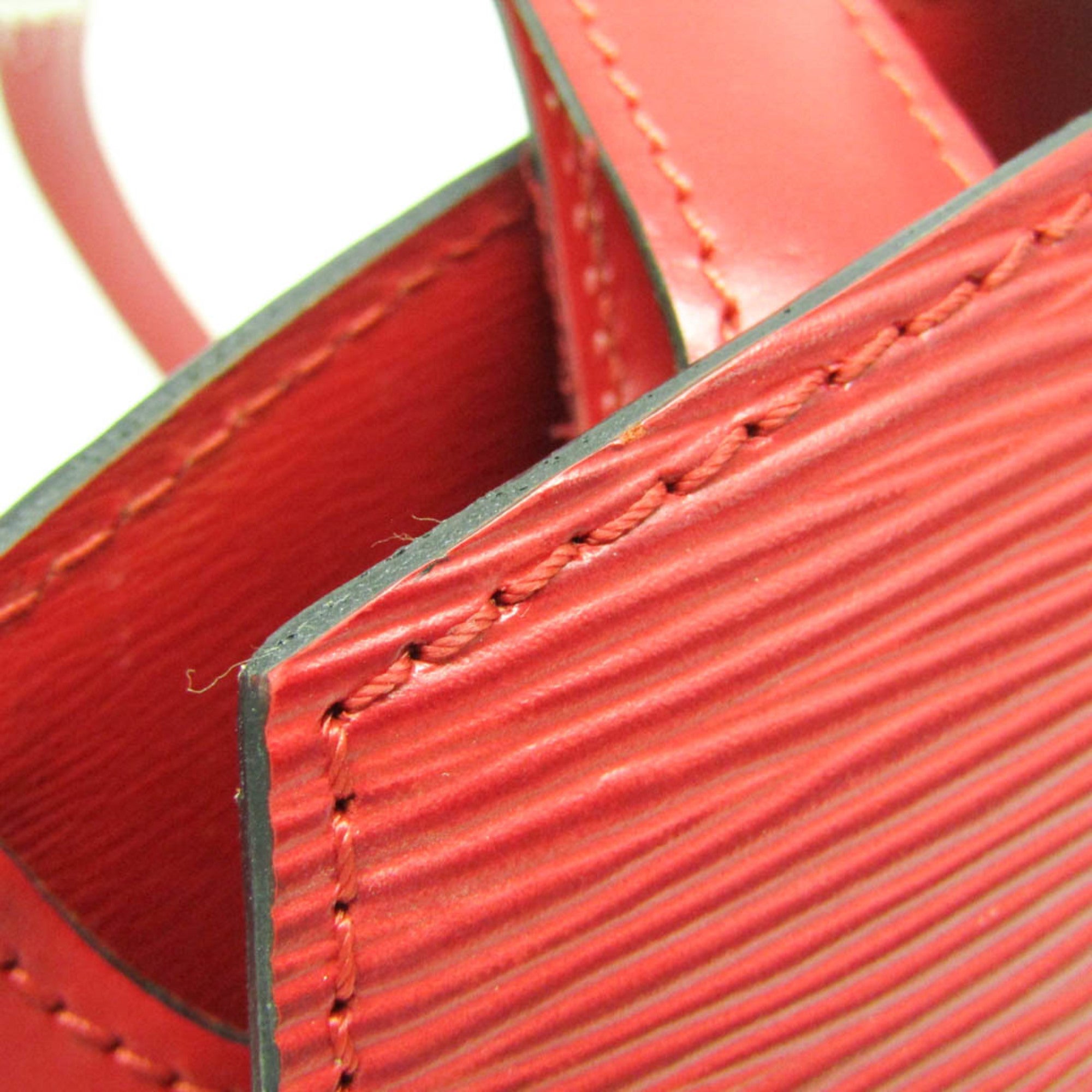 Louis Vuitton Cluny Epi Leather Red Leather Shoulder Bag Bag (Pre-Owned)