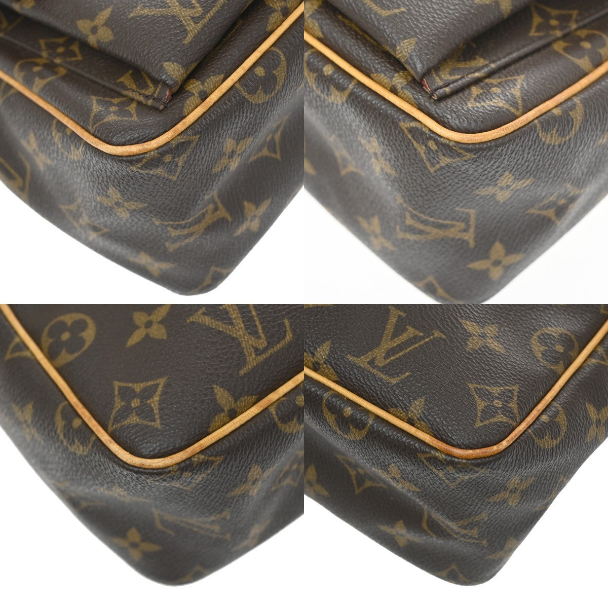 Louis Vuitton Viva Cite Monogram Canvas Brown Canvas Shoulder Bag Bag (Pre-Owned)