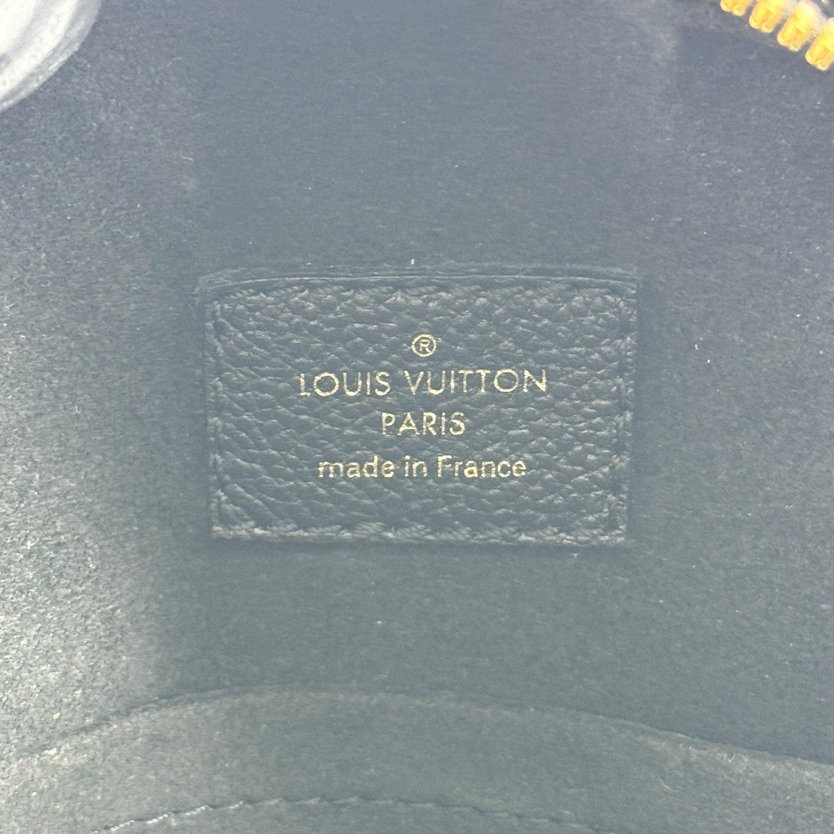 Louis Vuitton Boite Chapeau Souple Monogram Empreinte Leather Black Leather Handbag (Pre-Owned)