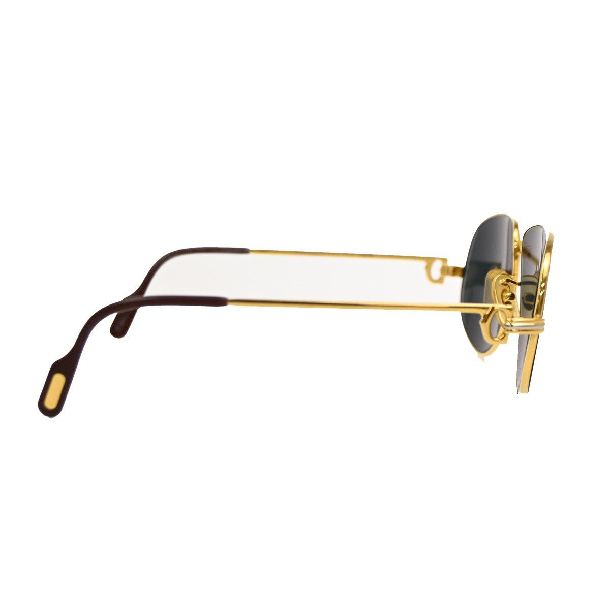 Cartier Romance Metal Gold Metal Sunglasse Accessory (Pre-Owned)
