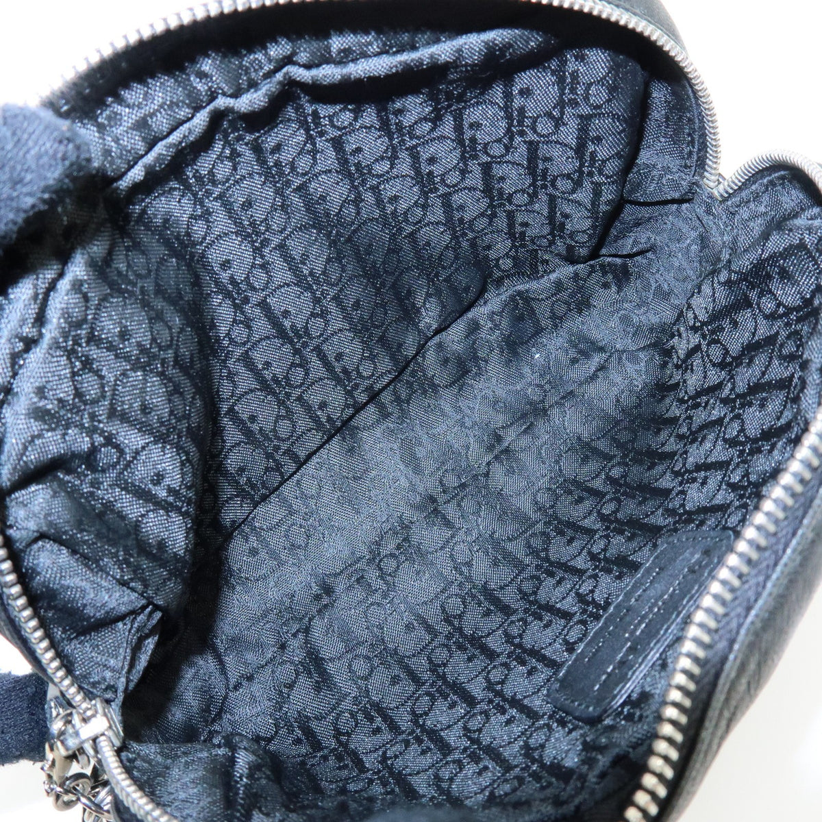 Christian Dior Lady Dior Cannage Quilt Leather Black Leather Wallets Accessory (Pre-Owned)