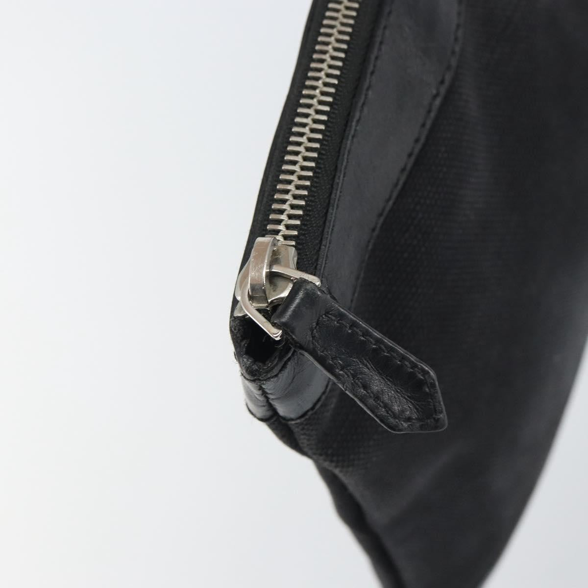 Balenciaga Navy Zip Canvas And Leather Black Canvas Clutche & Pouche Bag (Pre-Owned)