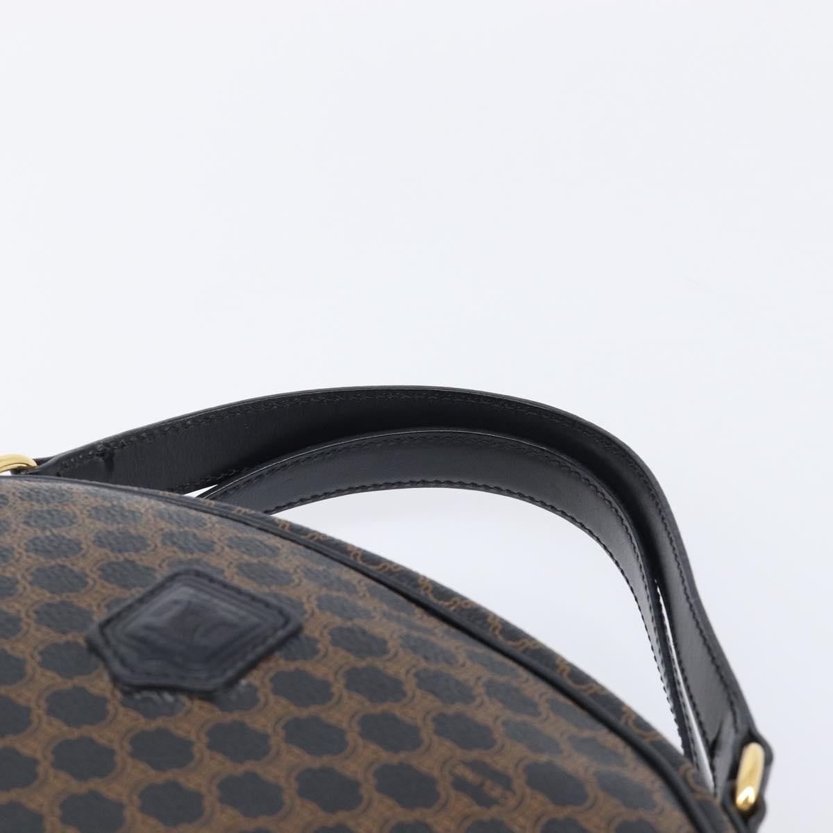 Celine Top Handle Leather Black Pvc Handbag (Pre-Owned)