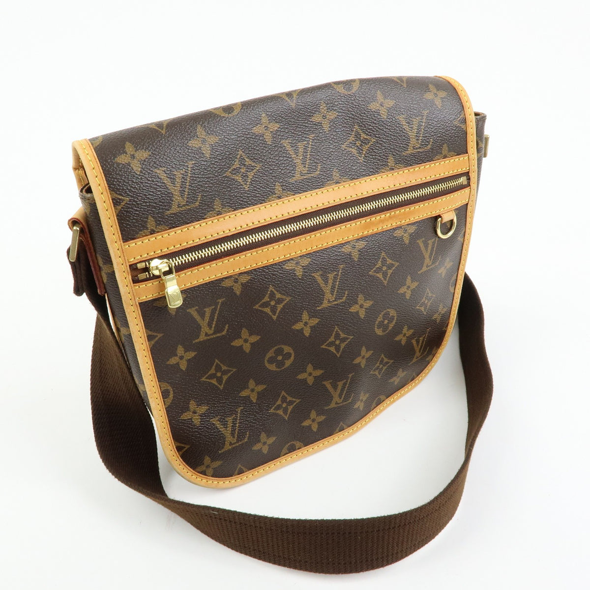 Louis Vuitton Bosphore Messenger Monogram Canvas Brown Canvas Handbag (Pre-Owned)