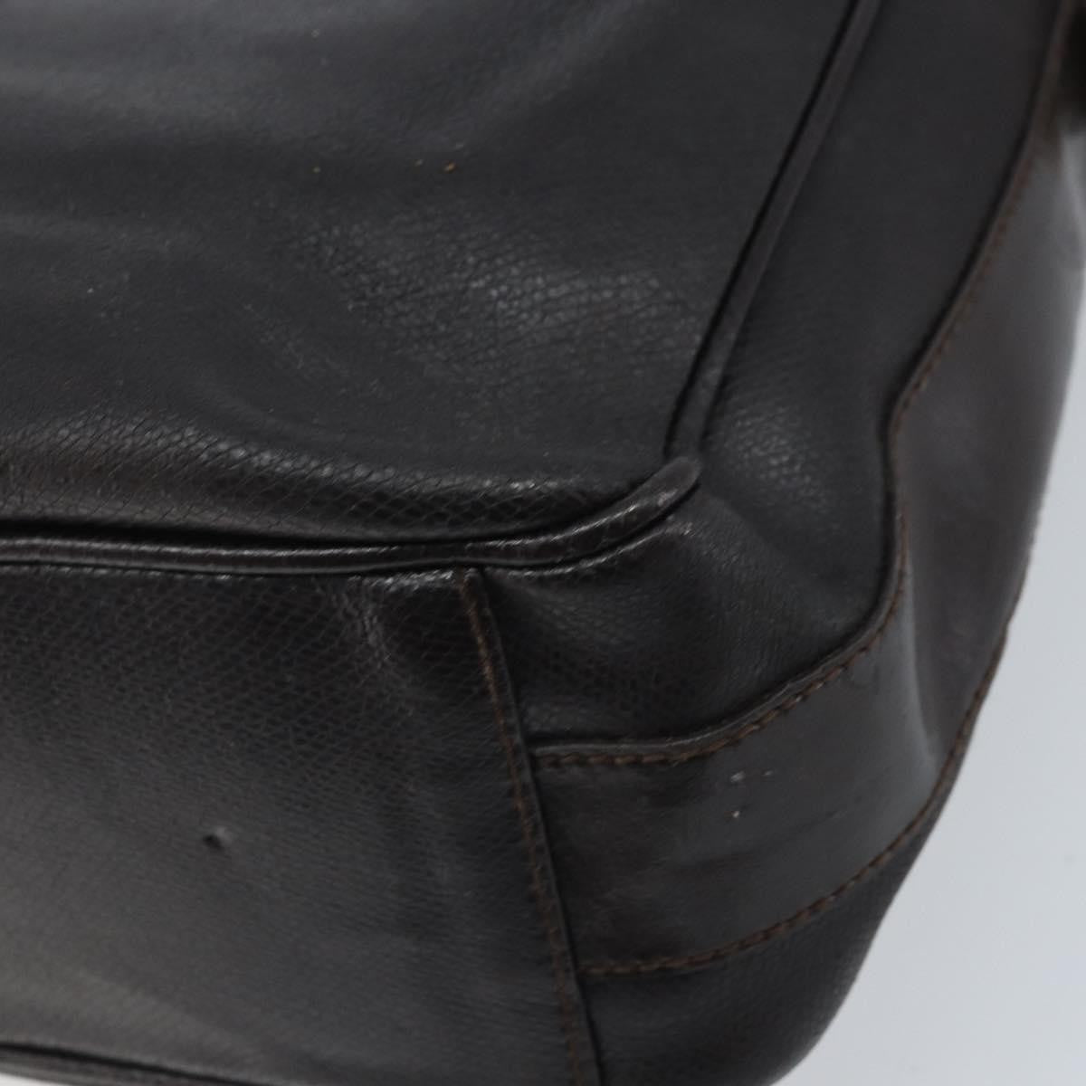 Salvatore Ferragamo Vintage Leather Brown Leather Shoulder Bag Bag (Pre-Owned)