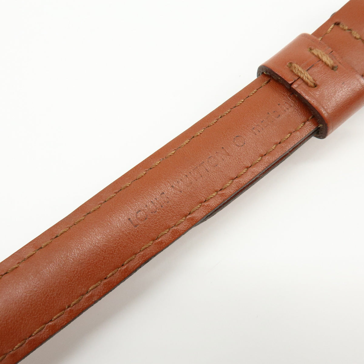 Louis Vuitton Adjustable Shoulder Strap Vachetta Leather Brown Leather Straps Accessory (Pre-Owned)