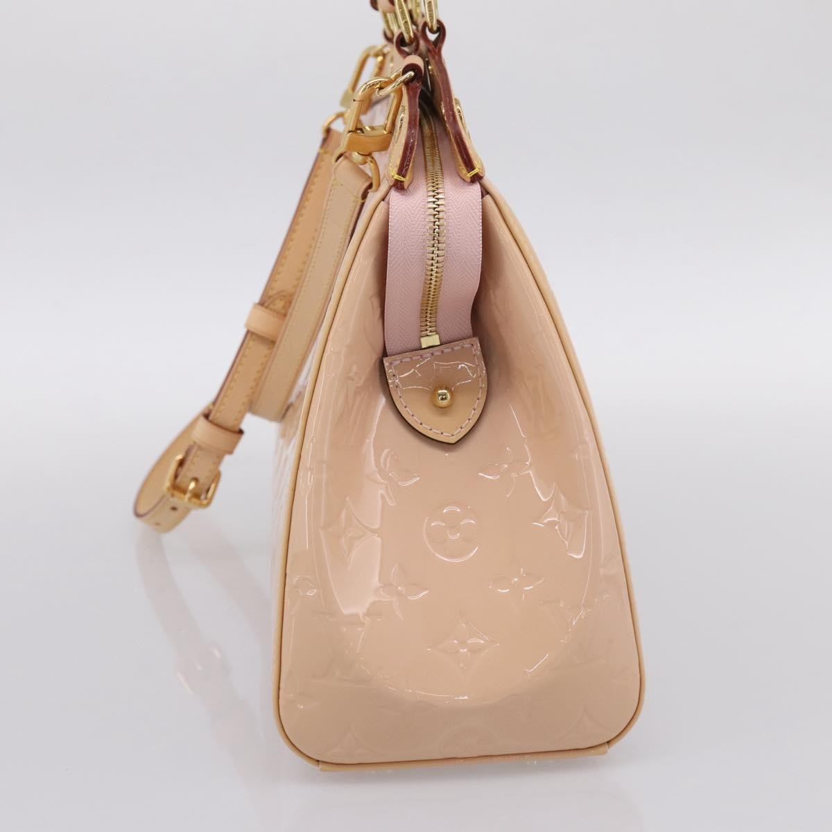 Louis Vuitton Blair Monogram Vernis Pink Patent_Leather Handbag (Pre-Owned)