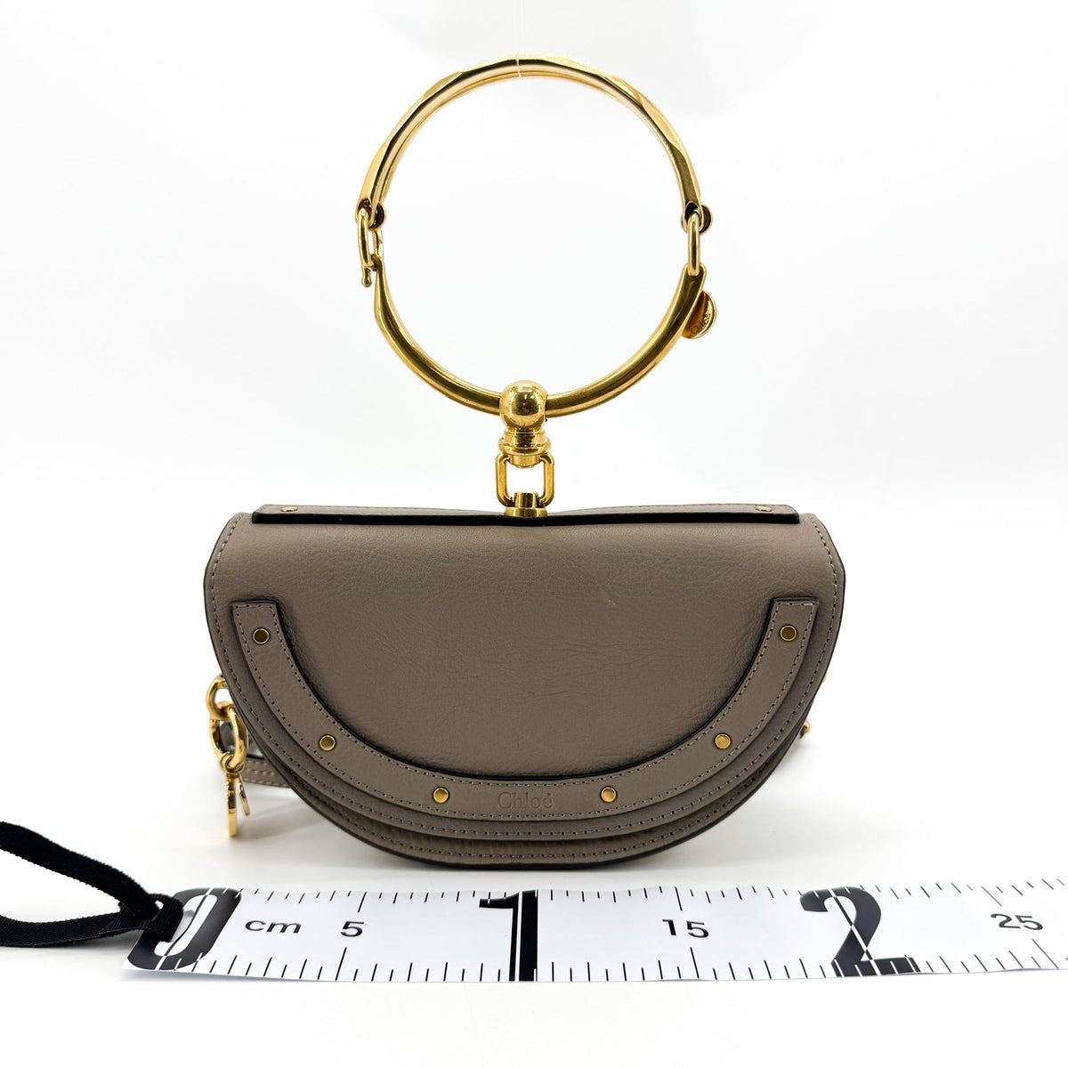Chloe Nile Leather Brown Leather Crossbody Bag Bag (Pre-Owned)