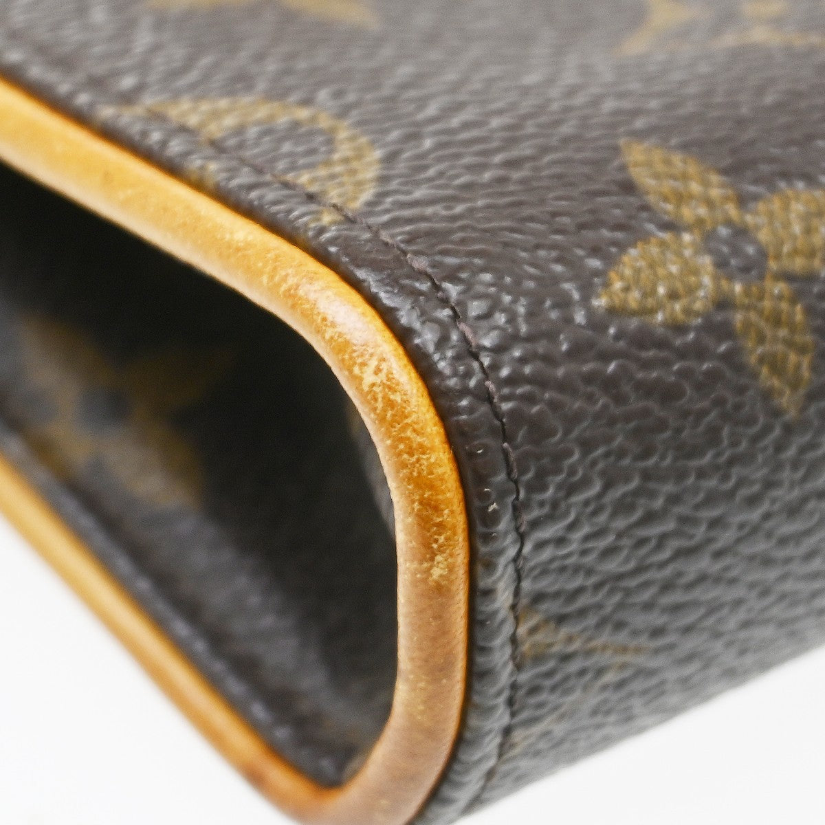 Louis Vuitton Florentine Waist Monogram Canvas Brown Canvas Clutche & Pouche Bag (Pre-Owned)