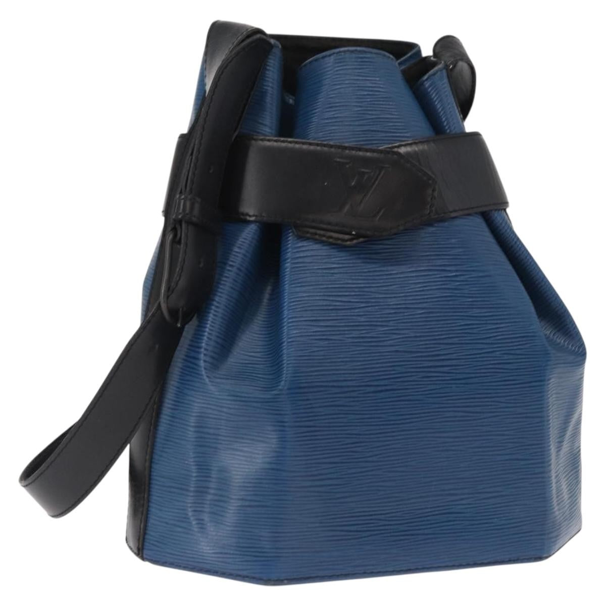 Louis Vuitton Vintage Sac D'epaule Epi Leather Blue Leather Shoulder Bag Bag (Pre-Owned)