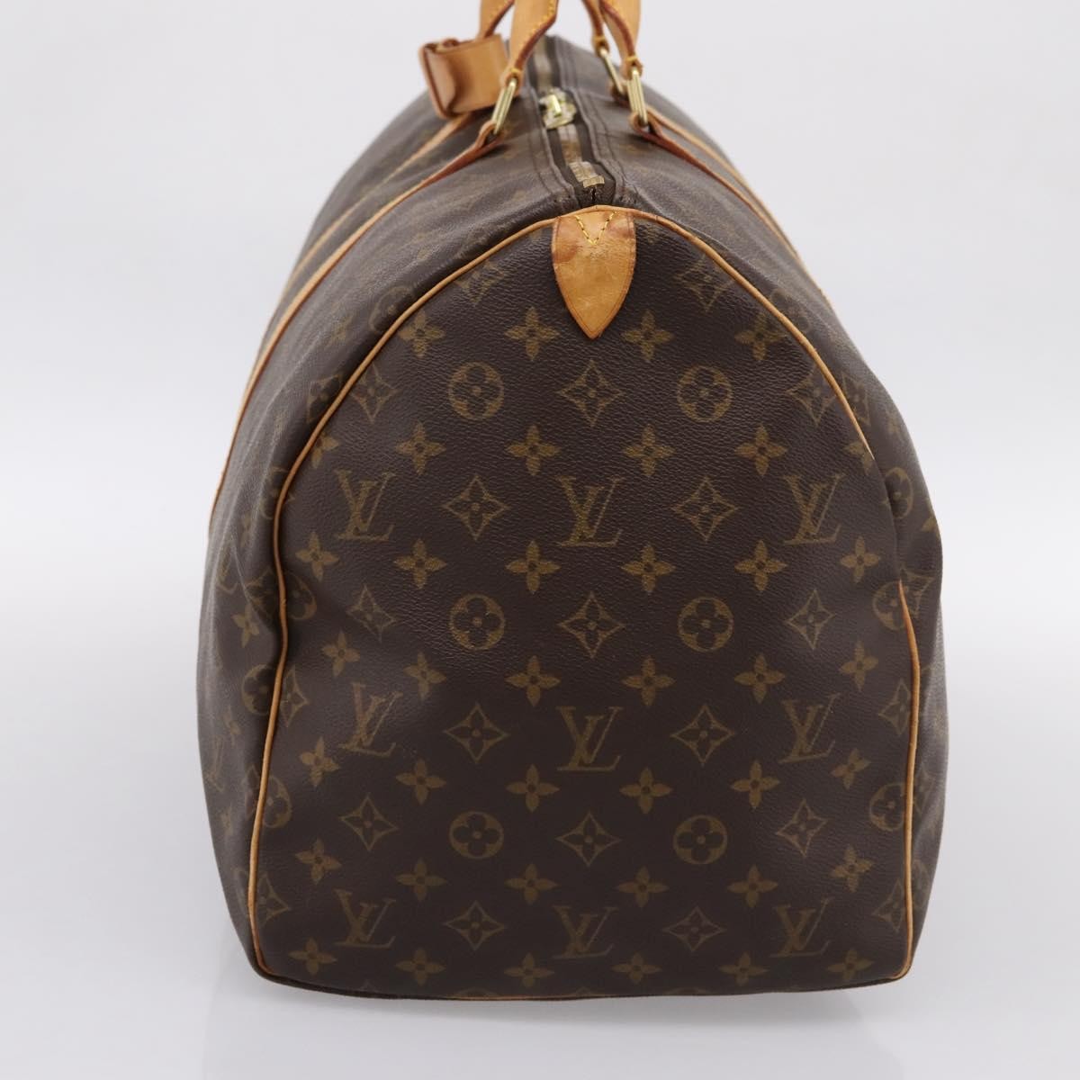 Louis Vuitton Keepall Monogram Canvas Brown Canvas Travel Bag Bag (Pre-Owned)