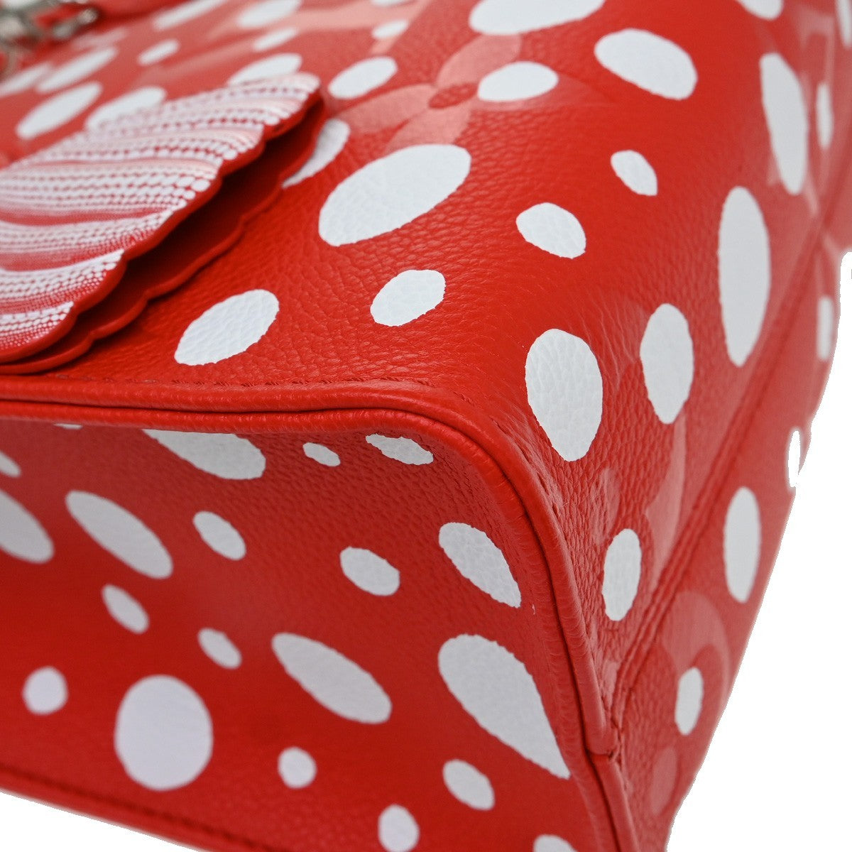 Louis Vuitton Onthego Tote Yayoi Kusama Infinity Dots Monogram Empreinte Giant Red Leather Tote Bag Bag (Pre-Owned)