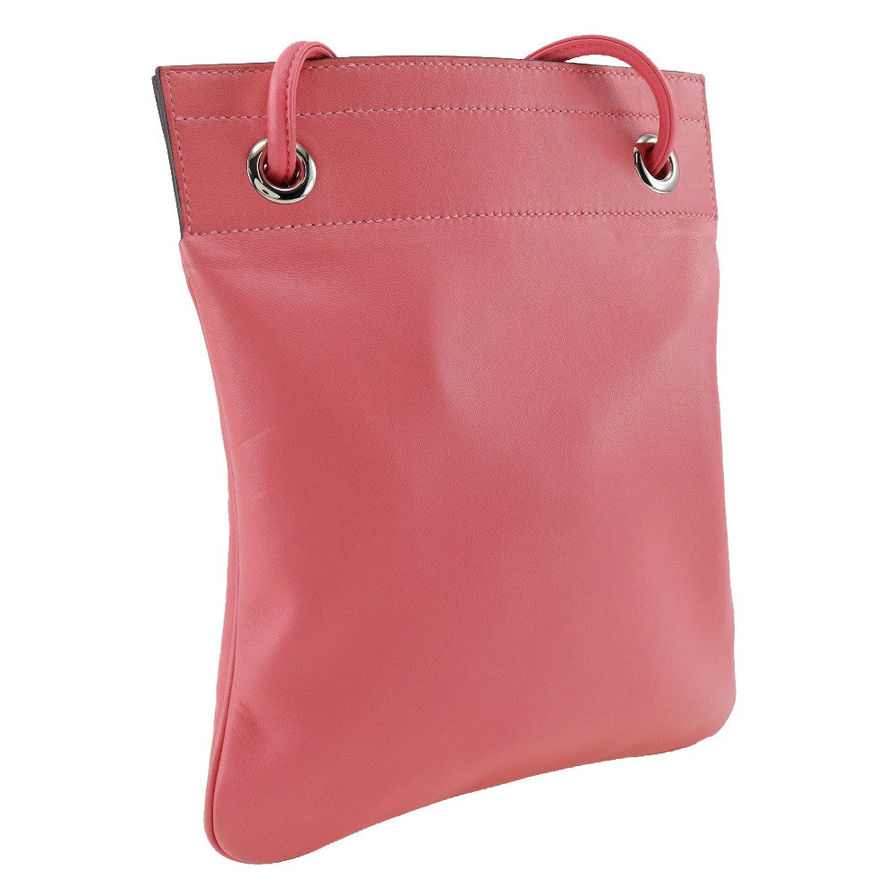 Hermes Aline Calfskin Pink Calfskin Shoulder Bag Bag (Pre-Owned)