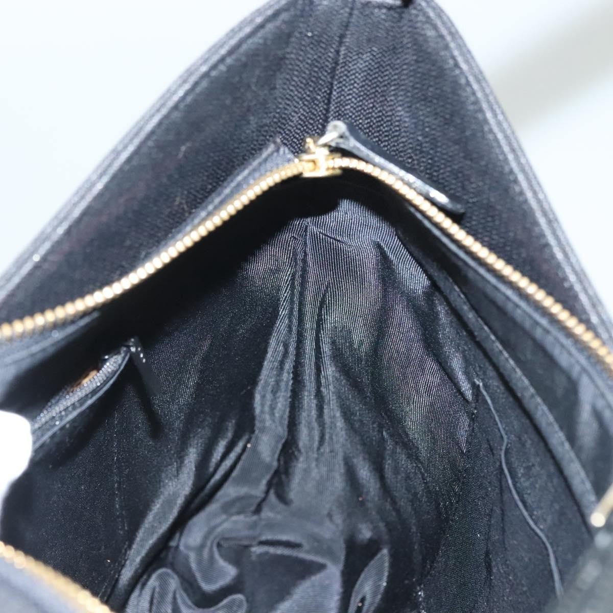 Givenchy Vintage 4G Leather Black Canvas Shoulder Bag Bag (Pre-Owned)